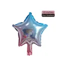 10-inch gradient star foil balloon in blue, purple, and pink for party decorations - 10-inch Star Gradient