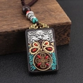 Ebony Heaven's Eye Cross Vajra Rope Style