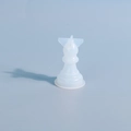 Stampo in silicone traslucido per alfiere di scacchi per creazioni fai-da-te in resina - Stampo per Scacchi 3D (Alfiere)