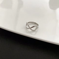 Jz-88 Titanium Stalen Ring Zilver