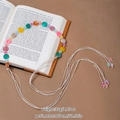 Bohemian colorful floral beaded waist chain with handmade tassels for women dresses - Colorful Acrylic Flower Bead Chain (X530-9)