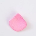 Individual pink non-woven fabric rose petal with realistic texture for wedding decoration - Deep Pink
