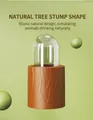 Pet water dispenser with natural tree stump design for hamsters, rabbits and small animals - Stump - Water Bottle Style