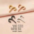Cuentas de Aries en cuatro acabados, tamaño 14,4x14,2 mm sobre tela de seda rosa - Aries / Dorado