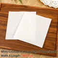 Set di 100 sacchetti in carta antigrasso bianchi 18x19cm per pane e prodotti da forno - Sacchetto di carta antigrasso / 18*19CM / Bianco