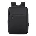 Black Single Zip with USB