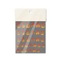 Adesivi per unghie con motivi a fiamma sfumata rossa e arancione su pellicola sottile - Fiamma Sfumata Arancio-Rosso (to 454)