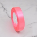 Pink satin ribbon roll with silk glossy finish for DIY gift wrapping and bows - 2.5cm Wide x 22.8m Long (25 Yards) / 1005# Bright Pink