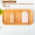 Christmas candle pattern acrylic fondant stamp for baking and cake decoration DIY - QA0970-Star Candle Stamp