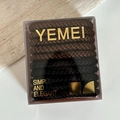 Elastic hair ties in brown and black stored in a transparent round storage box - 12# Brown and Black Hair Tie Set