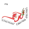 Gafas de purpurina navideñas con Papá Noel y marco de árbol para disfraces - Muñeco de Nieve y Árbol (S1-19)
