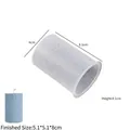 Irregular striped cylindrical silicone mold for DIY candles and resin ornaments - Snake Pattern Cylinder