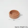 Miniature brown steamer tray for dollhouse kitchen DIY with 4cm diameter dimensions - 4cm Brown Steamer
