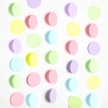 Colorful 3D pastel paper circle garland for birthday party and home decoration - 2 Meters / Macaron Circles Garland