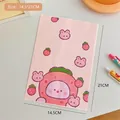 Pink cartoon bunny and strawberry decorative card for room decor, 14.5cm x 21cm size - 4# Strawberry Hood