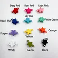 Chiusure magnetiche a stella per gioielli fai-da-te in 12 colori vivaci assortiti - Rosso