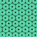 Perline piatte in argilla verde menta per la creazione di gioielli fai da te - Verde Menta