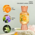 Classic Lemon Fragrance Mist CD022 with citrus iris and vanilla notes in orange bottle - CD022 CALSSIC LEMON/200ml