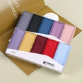 Lot de 10 rubans en soie plissés multicolores pour décoration de vêtements et accessoires - Coffret 4CM (1 yard chacun, 10 pièces au total) / Coffret multicolore