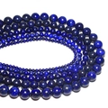 Natural deep blue lapis lazuli round beads in multiple sizes for DIY jewelry making - Natural Lapis Lazuli (will Not Fade) / 4mm Approx 93pcs