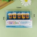 Pack of 5 beer mug shaped birthday candles in branded packaging for party cake decoration - Beer Mug Candle