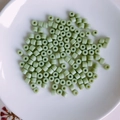 Macro shot of light green acrylic cylindrical tube beads for DIY jewelry making and crafts - 2# Mint Green