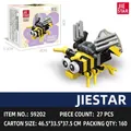 DIY building block bee toy for kids with 27 pieces and original packaging box - Wasp