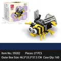 DIY building block bee toy for kids with 27 pieces and original packaging box - Wasp