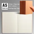 Cuaderno A5 de papel Kraft con 72 páginas rayadas para estudiantes y notas diarias - Líneas / Color Kraft / A5 (203x140mm)