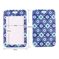 Detailed size specifications for Evil Eye card holder showing 110mm x 70mm dimensions - YZ645-2 (Card Holder)