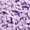 Bulk light purple bow beads with pearl finish for DIY jewelry and crafts making - Purple