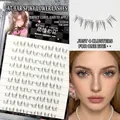 Faux cils inférieurs segmentés style oreilles de chat pour un volume naturel et léger - Style Pointe Oreille de Chat MRJ