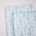 Lavender themed light blue wrapping paper for floral bouquets and gift packaging - Lavender Sydney Paper [Blue]