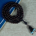 Bracciale in sandalo rosso a più giri con distanziatori blu e ciondolo a zucca - Stella d'Oro Nero Rosso 6mm*108 Perle (Zucca + Turchese)