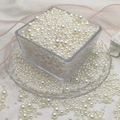 Mix di perle finte bianche di varie dimensioni per gioielli fai da te e decorazioni - Perle Bianche Miste 3-8mm 20g