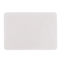 Extra large rectangular pure white silicone mat with rounded corners for DIY resin crafts - Morandi Light Grey