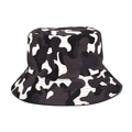 Detail of high-quality stitching on camouflage bucket hat brim for outdoor wear - M (56-58cm) / Camouflage Brown