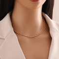40cm Oval Perlenkette