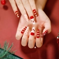 JP1286-Santa Claus Dot Snowflake