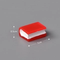 Figura de libro en miniatura de resina roja para micro paisajes, tamaño 1x0,5cm - No.1 Libro Rojo