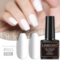 Esmalte de uñas gel blanco #035 para manicura francesa y diseño profesional - 8ml / Blanco (#035)