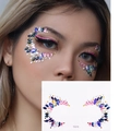 Face jewel stickers FG315 with colorful rhinestones for eye makeup decoration - FG315