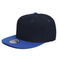 M (56-58cm) Black Top Royal Blue Brim