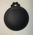 Universal black silicone pet food can lid with convenient hanging grip and airtight seal - Black Can Lid
