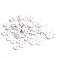 Bulk 6mm white polymer clay disc beads for DIY bracelet jewelry making and decoration - 40g/Approx 1000pcs / Color 7 (White)