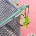 Creative translucent green stationery pen with a stylish high heel pendant accessory - Crystal Shoe - Green