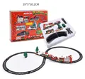 Set trenino natalizio musicale vintage da 22 pezzi con carrozza di Babbo Natale - Versione Scatola a Finestra 3388 (22 Pezzi)