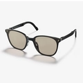Foldable black frame sunglasses with light brown lenses and premium metal hinge detail - 4th Gen - Space Black