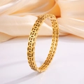 [59] Golden Antique Bronze Coin Bracelet