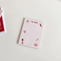 Blocco note carino con motivo ciliegia e carta a quadretti arancione per appunti - Griglia dell'orso